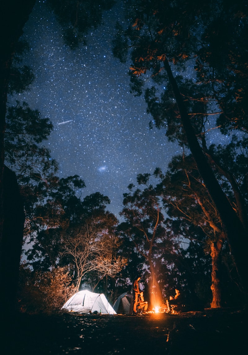 Beach camping in Western Australia
